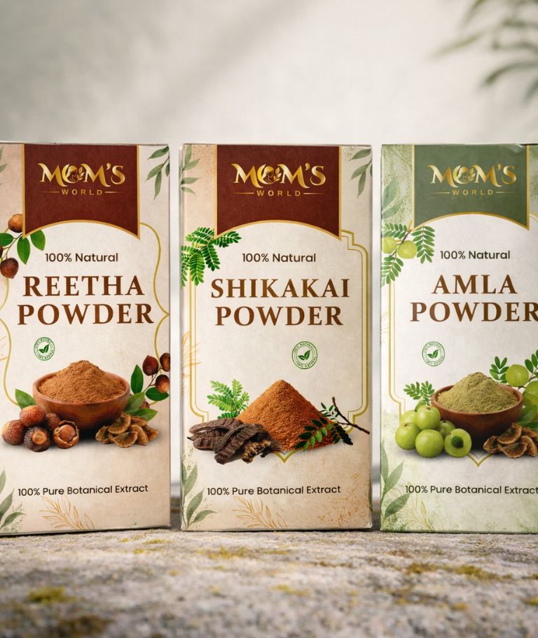 Amla, Reetha, Shikakai (Each 200gm) Pack of 2