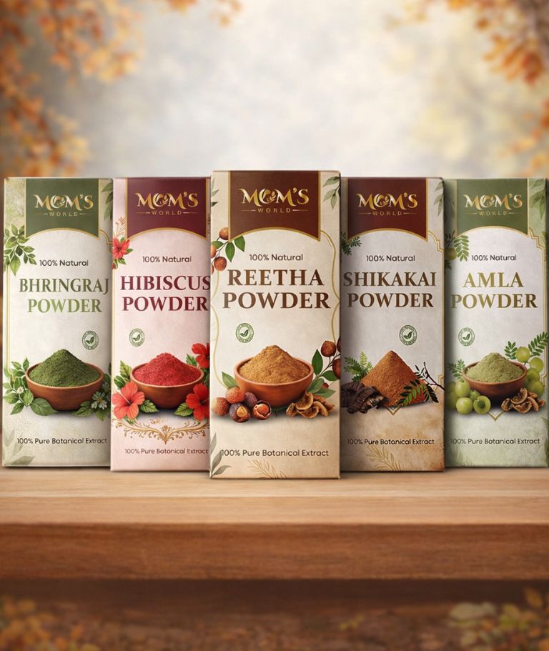 Amla, Reetha, Shikakai, Hibiscus, Bhringraj Pack of 2