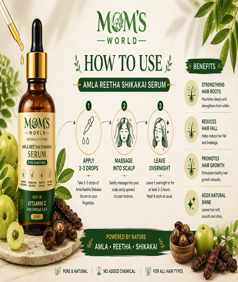 Amla Reetha Shikakai Serum