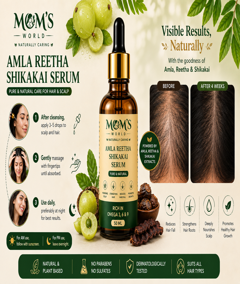 Amla Reetha Shikakai Serum