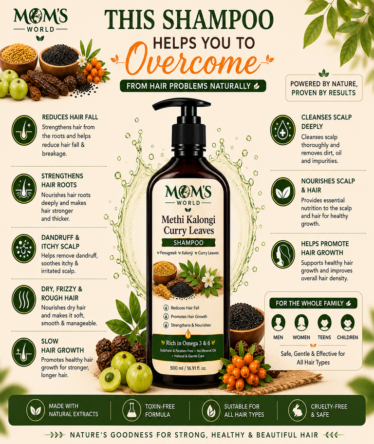 Mathi Kalonji Curry Leaves Shampoo
